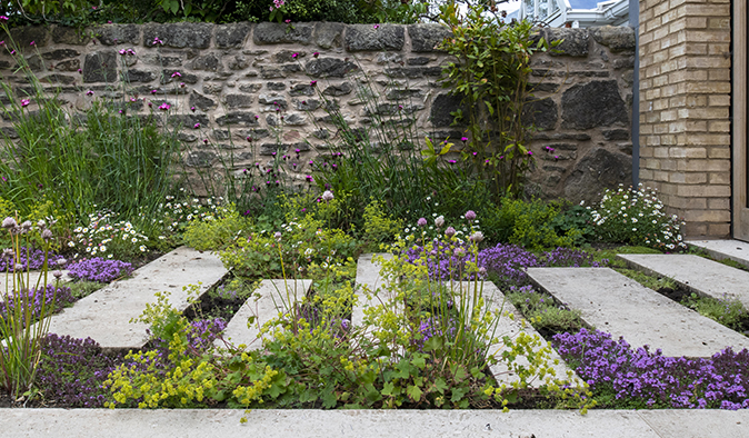 A garden design in Grange